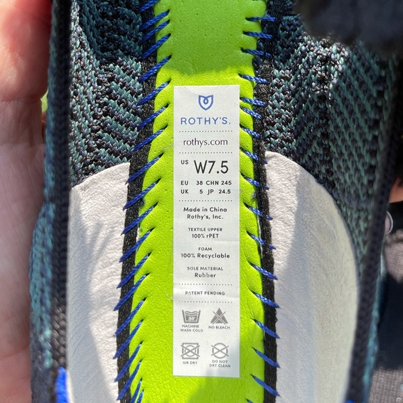 EEUC Rothy’s Pine Plaid MJs Size 7.5 - Picture 5 of 7